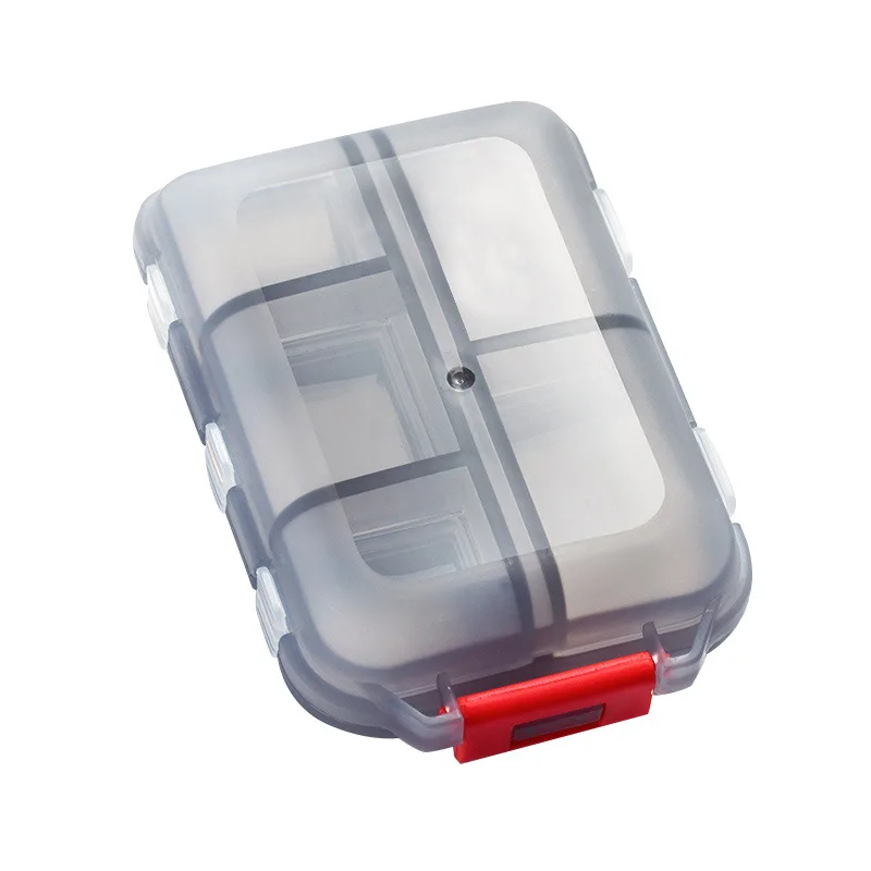 MedicareCoverages™ 12-Grid Travel Pill Organizer – Compact Square Daily Vitamin & Medication Container (Blue) - Image 2